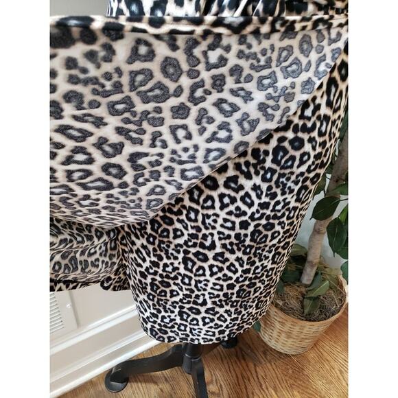 Apt. 9 Dress Women's XL Multi Leopard Print Tie Waist Sleeveless V Neck - Picture 11 of 12